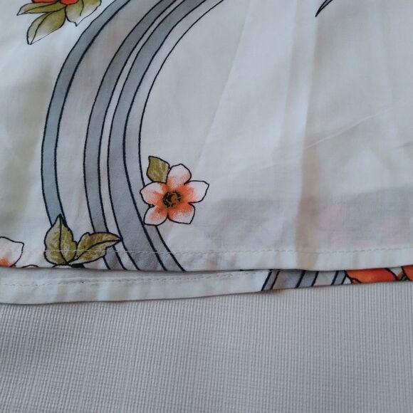 Forever 21 Light Blue Floral Pattern Sleeveless Mini Shift Dress Women's Small - Picture 9 of 12